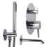 Змішувач для ванни вбудований TOPAZ LOFT TLF 32202-H39-C TOPAZ