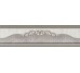 Бордюр Plata Gris Cenefa 7x25 Venecia El Molino з колекції Venecia El Molino
