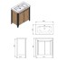 Тумба Queen Qn-80 белая Juventa
