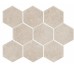 Мозаїка Avenue Sand Hexagono - 29.2x35.5  Avenue з колекції Avenue Cristacer