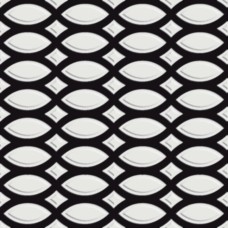 (20x20) 7VFNBT6 Tressage Noir-Blanck - Deco Dantan з колекції Deco Dantan Deco Dantan Керамічна плитка Tagina
