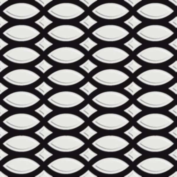 Плитка (20x20) 7VFNBT6 Tressage Noir-Blanck - Deco Dantan з колекції Deco Dantan Tagina