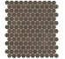 Мозаїка Nobu Cocoa Gres Round Mosaico Matt - 29.5x32.5 fRNK Nobu з колекції Nobu FAP