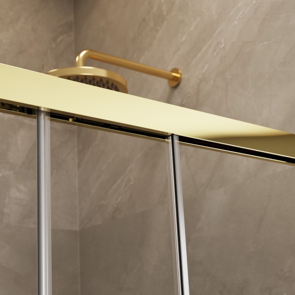 Душевая кабина Idea Gold KDD 900Rx2005 золото/прозрачное Radaway