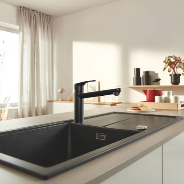 Змішувач для кухні Eurosmart 304632430 Black matt Grohe Grohe