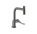 Змішувач Axor Citterio Select 230 2jet для кухні з витяжним виливом, Brushed Black Chrome (39863340)