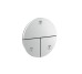 Переключатель AXOR ShowerSelect ID Round на 3 функции, Chrome (36779000)