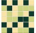 Мозаїка (30x30) M TR 06 Tr pompelmo-33+Tr pistacchio-33+Tr menta-33 - Trasparenze Mix з колекції Trasparenze Mix Vogue