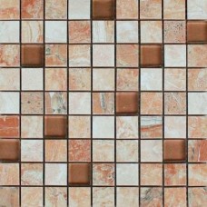 Мозаика (25x25) FIORDO NAMAX MARRON из коллекции Fiordo Ceranosa Испания