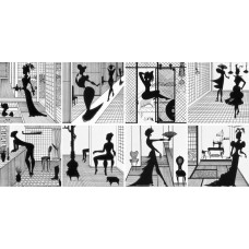 Декор (20x20) Isabel (set 8pcs) - (Bianco L.111) - Isabel з колекції Isabel Декор (20x20) Isabel (set 8pcs) - (Bianco L.111) - Isabel з колекції Isabel