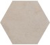 31x36 Elementa Large Hexagon Ivory Stone Gigacer DSG Elementa з колекції Elementa Gigacer DSG