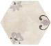 Плитка Lily Beige - 22x25 00ZESC1 Hexagon з колекції Hexagon Elios