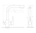 Змішувач для кухні під осмос Globus Lux LAZER GLLR-0444-11-GRAPHITE Globus Lux