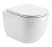 DFO1160111W Forma Унітаз підвісний 480x340x350mm з кришкою soft-close, Vortex Flush, білий глянець (1 сорт)