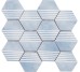 Мозаїка (23.2x26.4) Malla Panal Hexagon Dec.2 Azul - Panal Hexagon з колекції Panal Hexagon Cevica