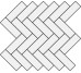 Мозаїка 30x36 Ardesia Bianco Mosaico Freccia - Stoneway_Ardesia - R5VX з колекції Stoneway_Ardesia Ragno