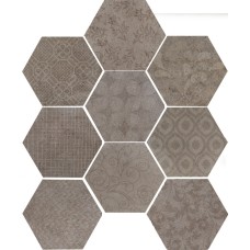 (24x27.7) 1047253 Esagona Fabric Feng Shui - Riabita Il Cotto з колекції Riabita Il Cotto