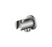 ROUND INOX, Держатель ручного душа, настенный, brushed stainless steel (100281146)