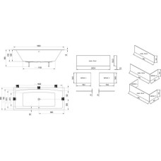 Ванна FORMY 02 SLIM 180 x 80 Ванна FORMY 02 SLIM 180 x 80