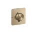 Термостат скрытого монтажа AXOR ShowerSelect ID Softsquare HighFlow, Brushed Bronze (36775140)