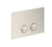 Панель смыва AXOR FlushPlate, Stainless Steel Optic (42530800)