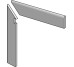 Плінтус 4,8x60 Charcoal Battiscala(Sx) Matt - Legarage - 81971 з колекції Legarage Cerdomus