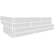 Bkp Angolo 11X28H.16Ocean Mix Quarzite L-елемент 16x28 BKPA01 Brickup Керамічна плитка NovaBell
