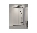 Шторка для ванни SENSI BLACK 85x150 скло clear ACTIVE SHIELD 5mm