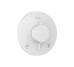 Термостат прихованого монтажу Ecostat Comfort S на 2 функції, Matt White (33715700)