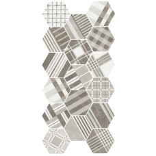 Декор (17.5x20) 22101 Cement GEO Grey - Hexatile Cement з колекції Hexatile Cement Equipe Декор (17.5x20) 22101 Cement GEO Grey - Hexatile Cement з колекції Hexatile Cement Equipe