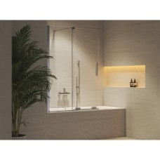 Шторка для ванны двухэлементная ROVS2-100 Transparent X786A0C00Z1 Roll Shower Enclosures