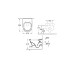 ARCHITECTURA Унитаз подвесной Rimless 53 см + сиденье 98M9C101 (5684HR01)