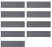 Декор Decor Black Matt 7.5x30 Gradient Wow з колекції Gradient Wow