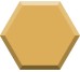 Плитка Giallo - 15x17 HEXA 10 D Hexa з колекції Hexa Bardelli
