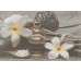 OLIVIA DECOR GREY SPA 2  25х40  (плитка настінна, декор: квіти орхідеї)