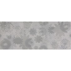 (20x50.2) PNF04 Pennellato Grigio(Scuro)Ins. Floreale - Pennellato з колекції Pennellato Ascot Pennellato Керамічна плитка Ascot Ceramiche