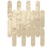 Мозаїка Glim Beige Curve Mosaico Brillante - 29x29.5 fRNS Glim з колекції Glim FAP