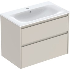 Шкафчик с умывальником 80 Selnova Square Slim rim 504.139.DB.1 Geberit