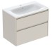 Шкафчик с умывальником 80 Selnova Square Slim rim 504.139.DB.1 Geberit Geberit