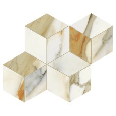 Мозаїка SCULT CALACATTA VENA ANTICA TESS ROMBO REFLEX - 35.6x44.2 J563 Scultorea з колекції Scultorea Scultorea — сторінка 3