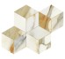 Мозаїка SCULT CALACATTA VENA ANTICA TESS ROMBO REFLEX - 35.6x44.2 J563 Scultorea з колекції Scultorea Marca Corona