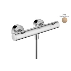 Смеситель с термостатом для душа Ecostat Fine, Brushed Bronze (13324140) Смеситель с термостатом для душа Ecostat Fine, Brushed Bronze (13324140)