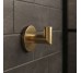 DFL60000202BG Flow Гачок одинарний, колір Brushed Gold PVD (1 сорт)