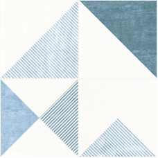 Декор Decorado Metafor Azul 50x50 Laval з колекції Laval Laval Керамічна плитка Novogres