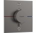 SHOWERSELECT COMFORT E термостат для 2споживачів, прихований монтаж, колір шліфованний чорний хром