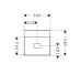 Умивальник Xevolos E 500/480 без отвору, без переливу, SmartClean White (61089450)