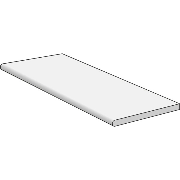 Сходинка Travertino Xt 20 Vein Bianco Gradone Toro Non Smaltato Rt - 60x120 RCMM Realstone_Travertino XT20 з колекції Realstone_Travertino XT20 Ragno