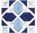 Декор 13x13 Dec. Castellon Azul Prov Blanco-Provenza з колекції Provenza Cevica