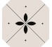 Плитка 20x20 22336 Tender Dec.4 Black&White Cevica Tender из коллекции Tender Cevica