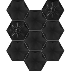 Декор (29.8x25.8) Black Frozen Garden - Frozen Garden з колекції Frozen Garden FROZEN GARDEN Керамічна плитка Bisazza